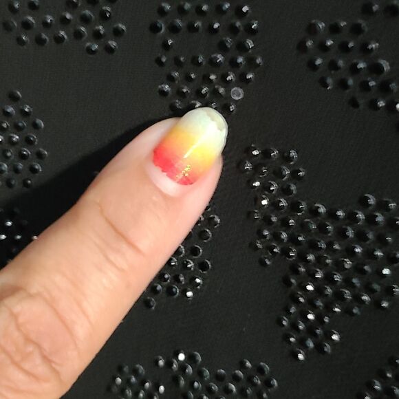 A.L.C. Julian Black Crystal Sequin Crop Top - Picture 8 of 8